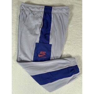Nike Sportswear DD5679-531 Purple Color Block Fleece Lined Sweatpants‎ Women's S